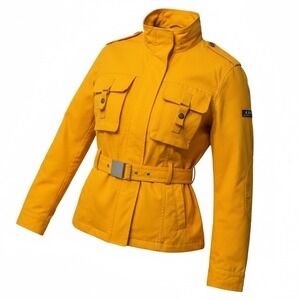 ANKY Technical Casuals Orange Belted Equestrian Utility Riding Jacket Womens L